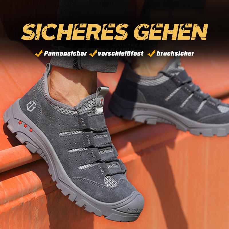 Fansgemacht Herren Anti-Smashing Anti-Piercing Big Toe Cap Sicherheitsschuhe Freizeitschutzschuhe