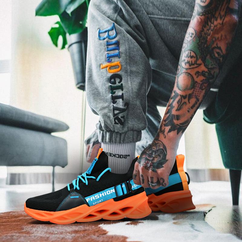 FansGemacht Modische, leichte und atmungsaktive Mesh-Laufschuhe