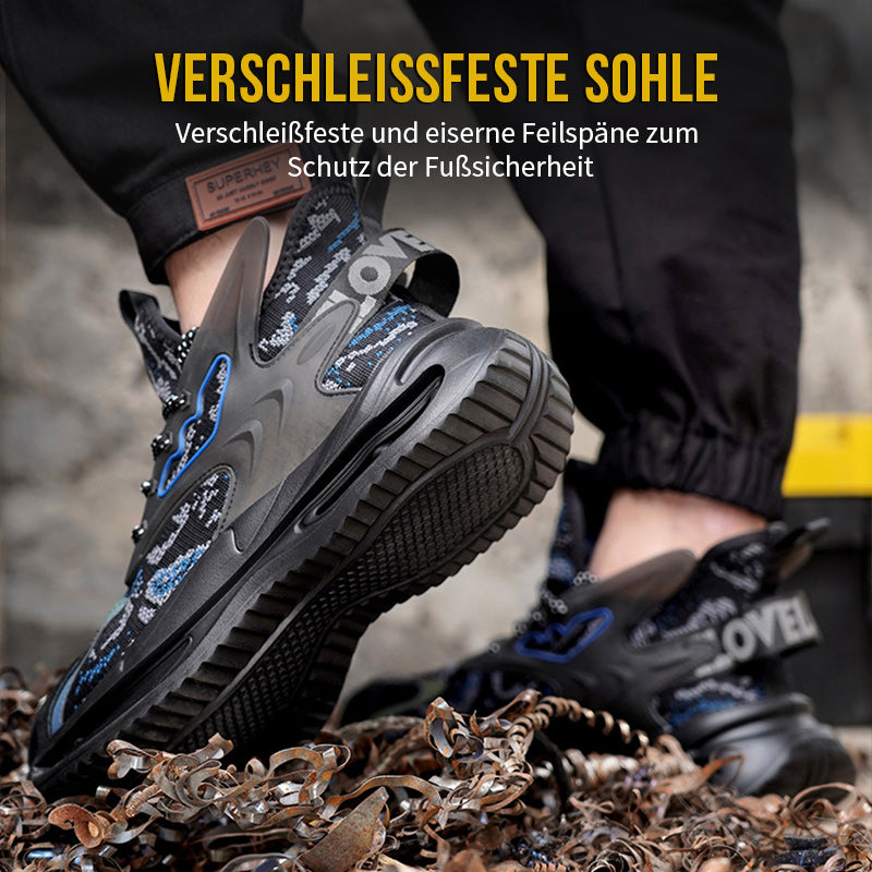 FansGemacht Neue hochwertige atmungsaktive Arbeitsschuhe mit Stahlkappe