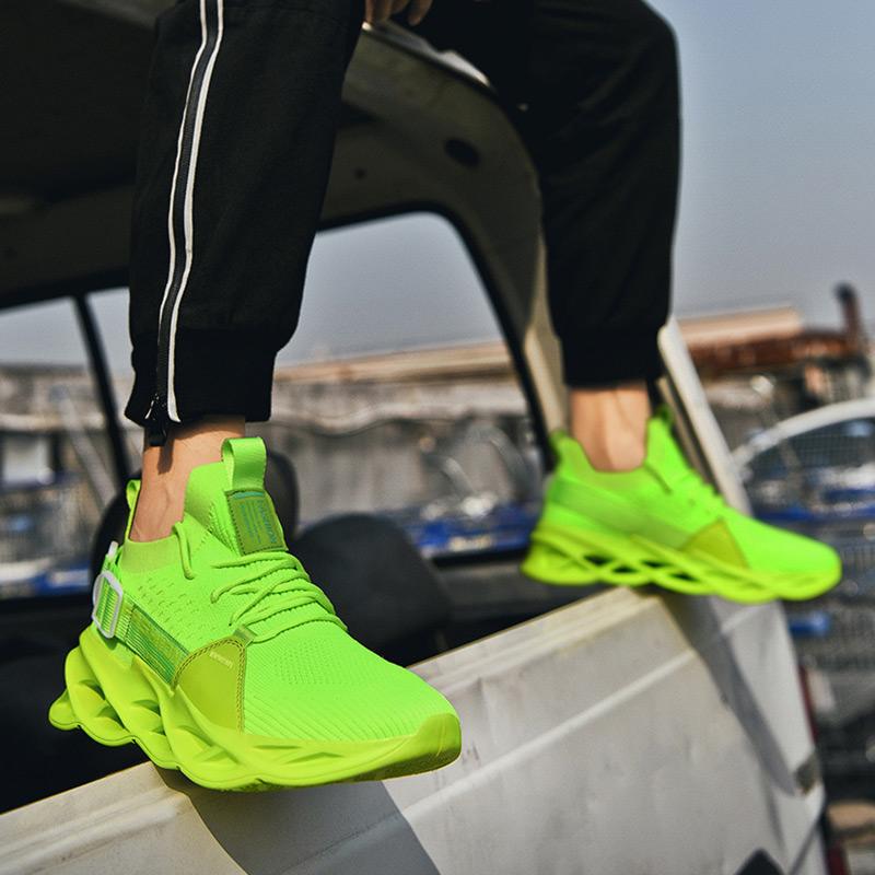 FansGemacht Modische, leichte und atmungsaktive Mesh-Laufschuhe