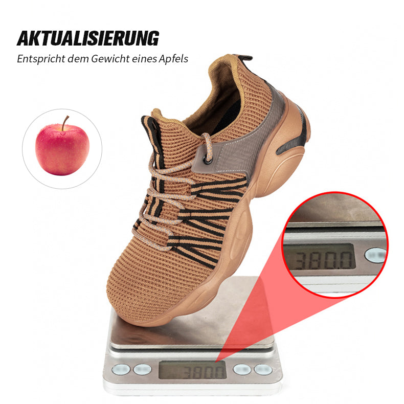 FansGemacht S1P Stilvolle und farbenfrohe Anti-Smashing- und stichfeste Sicherheitsschuhe