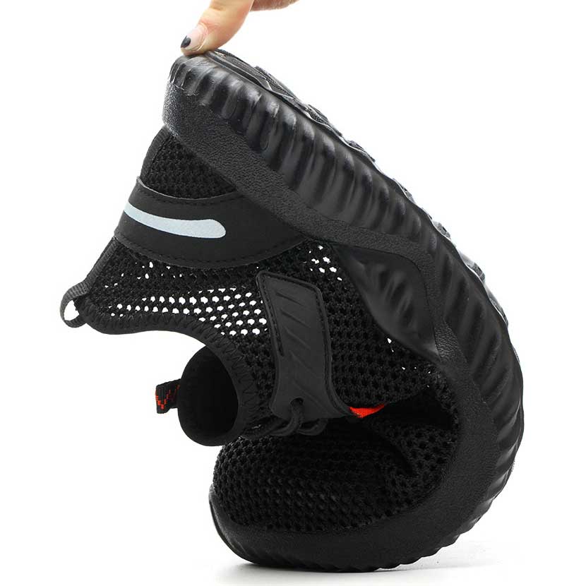Men steel toe mesh safety shoes anti-smashing anti-piercing