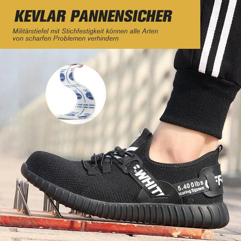 FansGemacht Atmungsaktive Sommer-Mesh-Sicherheitsschuhe für Herren