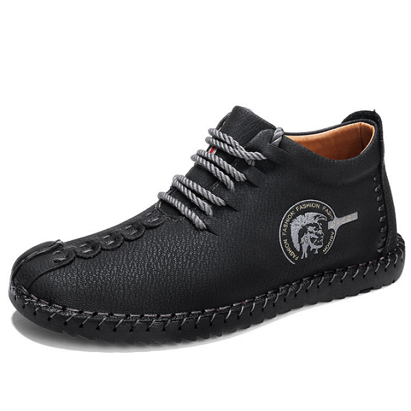 FansGemacht Männer Winter Stiefeletten Anti-Rutsch Leichte Booties