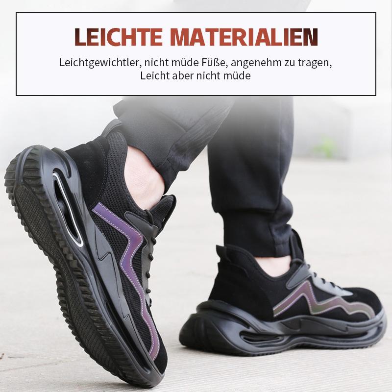 FansGemacht Atmungsaktive, leichte Arbeitsschuhe für Herren und Damen im Sommer, bruch- und durchstichfest