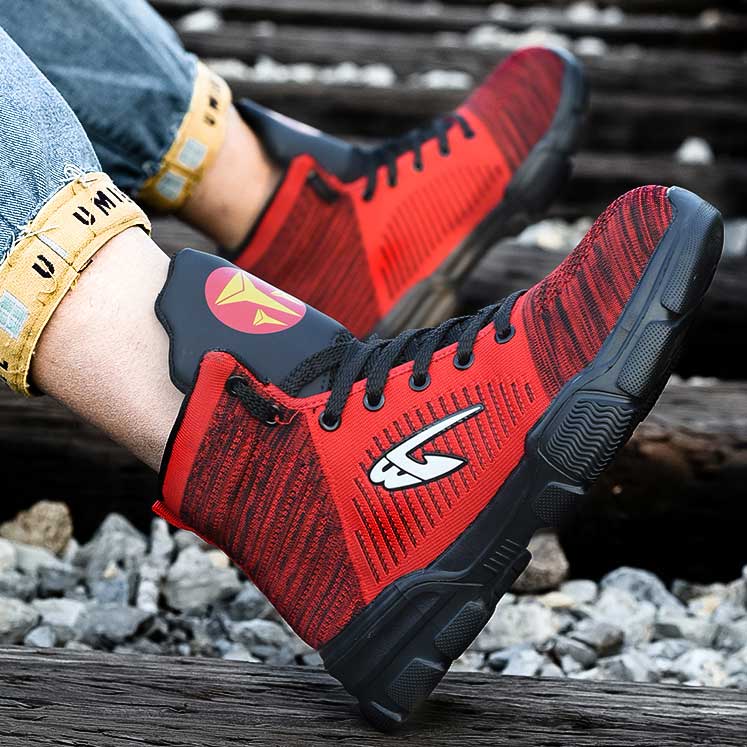 fansgemacht Neuer verschleißfester Arbeitsschutzschuh gegen Zertrümmern