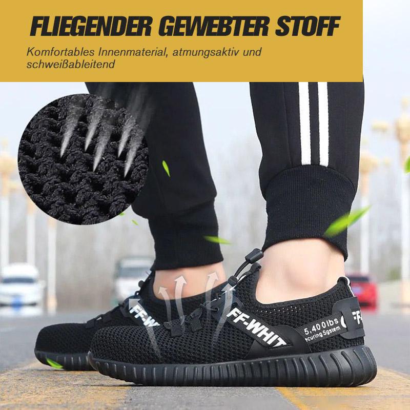 FansGemacht Atmungsaktive Sommer-Mesh-Sicherheitsschuhe für Herren