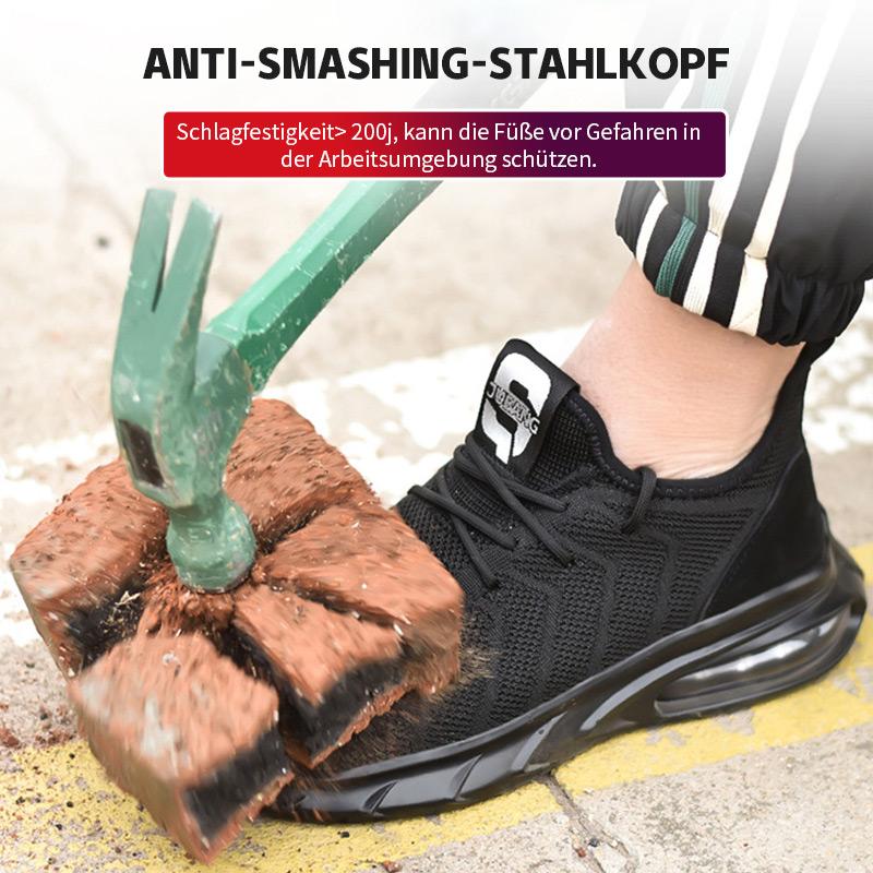 FansGemacht Anti-Smashing, Anti-Piercing, leichte und atmungsaktive Mesh-Arbeitsschuhe, Sicherheitsschuhe