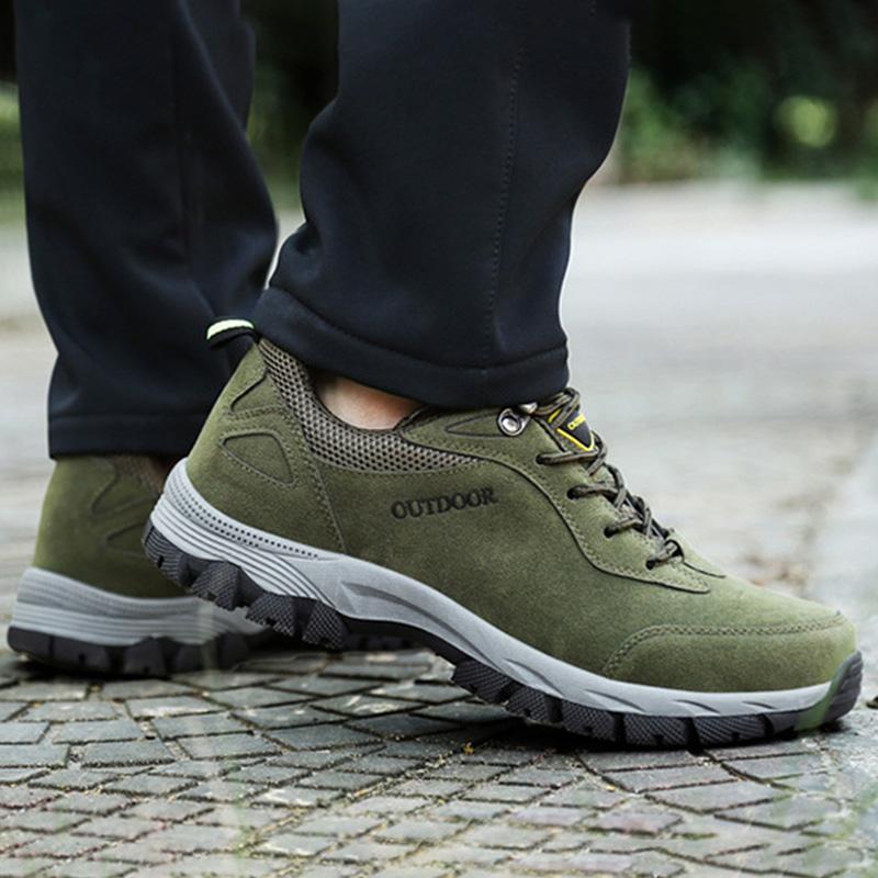 Fansgemacht Winter Outdoor Wärme und Samt rutschfeste abriebfeste Baumwollschuhe Wanderschuhe