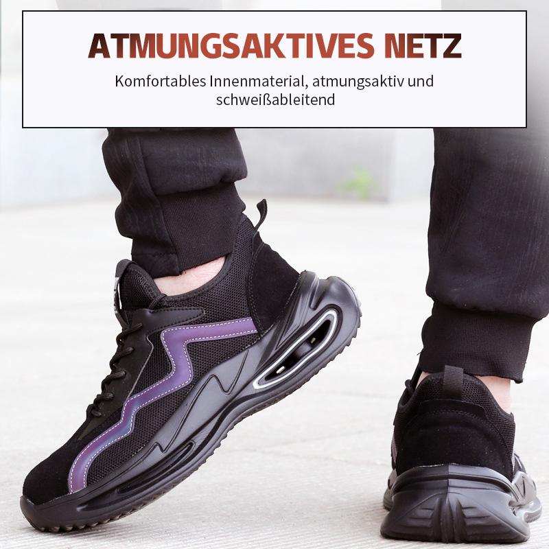 FansGemacht Atmungsaktive, leichte Arbeitsschuhe für Herren und Damen im Sommer, bruch- und durchstichfest