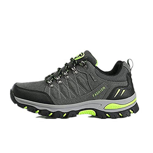 NEOKER Wanderschuhe Trekking Schuhe Herren Damen Sports Outdoor Hiking Sneaker Armee Grün Blau Schwarz Grau 36-48