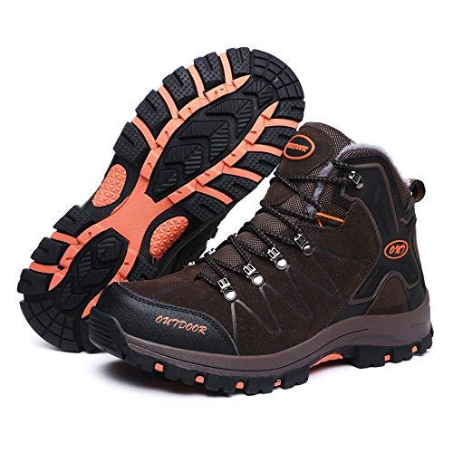 FansGemacht Winter Stiefel Herren Schnee Stiefel Wasserdichte Warm Gefütterte Knöchelstiefel Outdoor-Stiefel