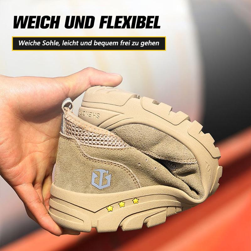 Fansgemacht Herren Anti-Smashing Anti-Piercing Big Toe Cap Sicherheitsschuhe Freizeitschutzschuhe