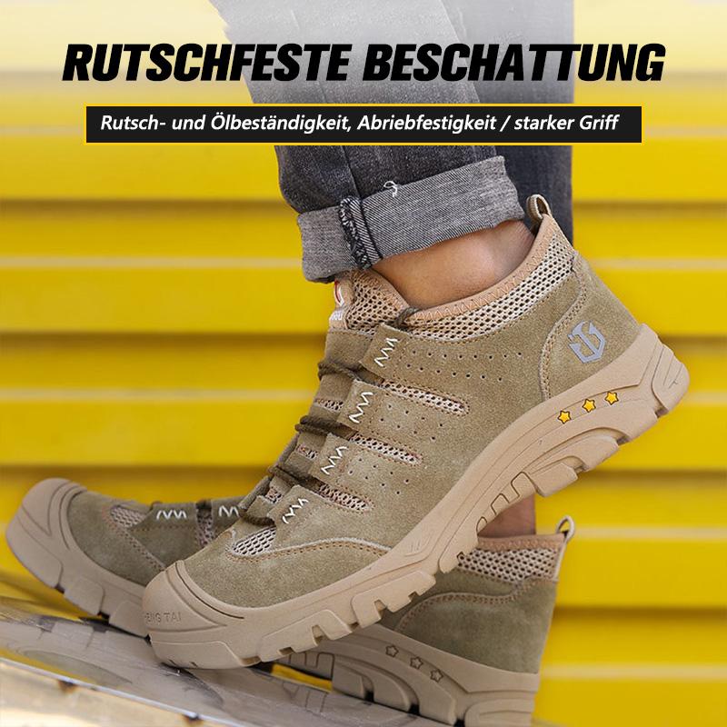 Fansgemacht Herren Anti-Smashing Anti-Piercing Big Toe Cap Sicherheitsschuhe Freizeitschutzschuhe