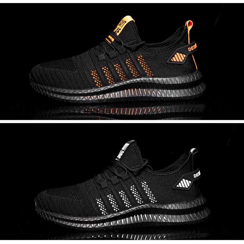 FansGemacht Große Sneaker aus fliegendem Strick