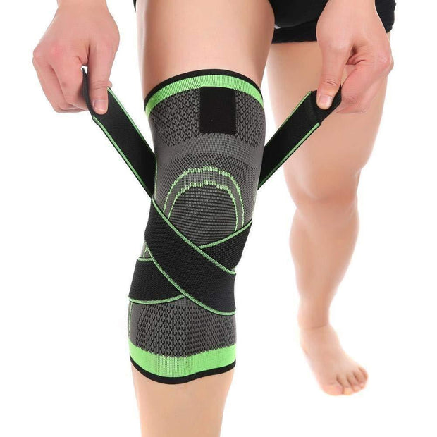 FansGemacht Hirundo 3D Design Kniestütze mit fixierbaren atmungsaktiven Kniebandage