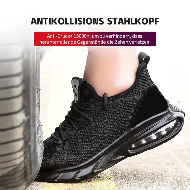FansGemacht Anti-Smashing, Anti-Piercing, leichte und atmungsaktive Mesh-Arbeitsschuhe, Sicherheitsschuhe