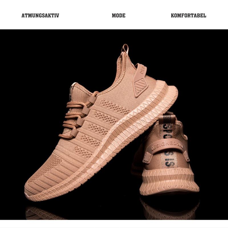 FansGemacht Große Sneaker aus fliegendem Strick