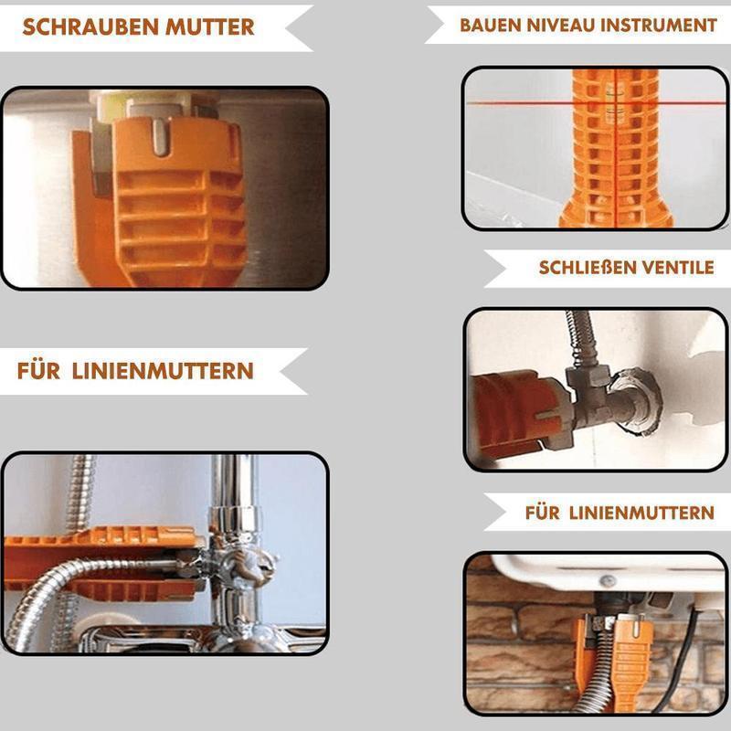 Fansgemacht der Wasserrohr Wasserhahn mehrfunktional SchraubenschlĂĽssel