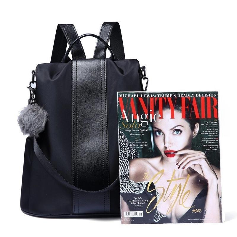 FANSGEMACHT Antidiebstahle Doppelschultertasche