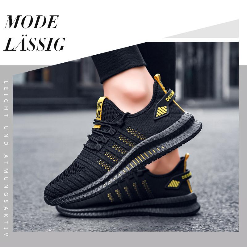 FansGemacht Große Sneaker aus fliegendem Strick