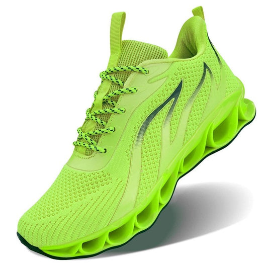 Herren Lindern Fußschmerzen Perfekte Wanderschuhe - Fluoreszierendes Grün