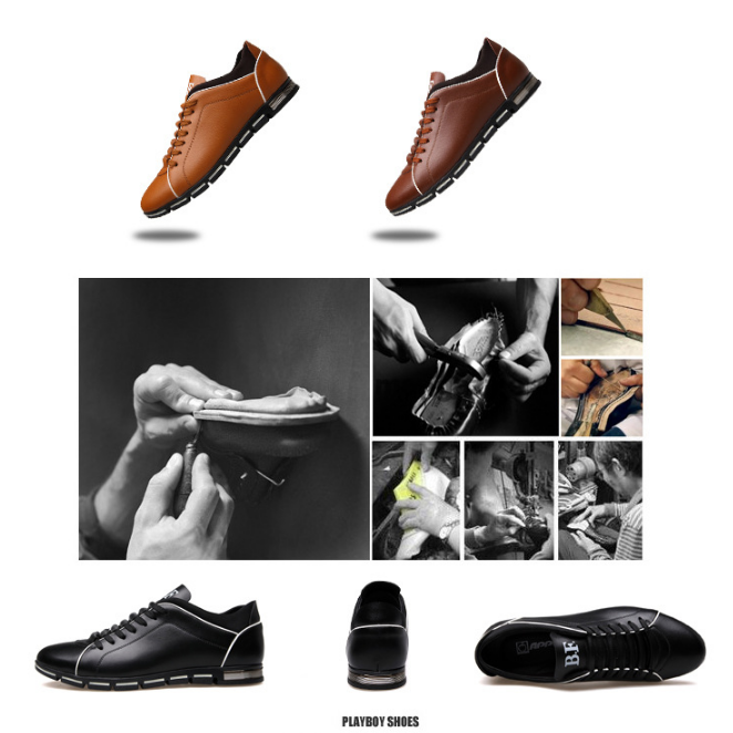 FansGemacht Männer Casual Mode Leder Sommer männer Flache Schuhe