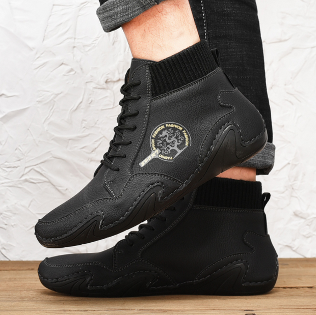 FansGemacht New Style Casual plus Baumwollschnürstiefel für Herren