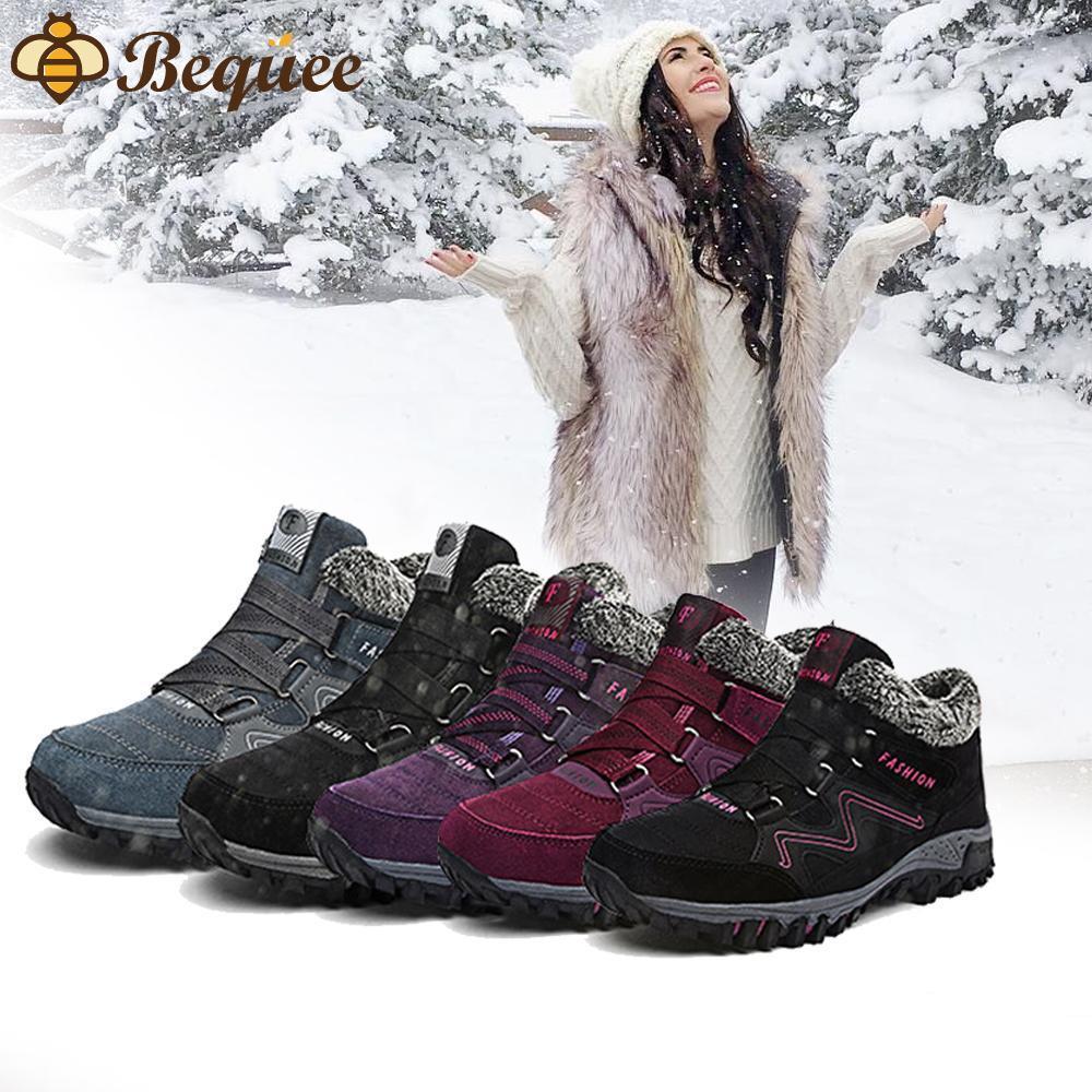 Fansgemacht Liebespaar warme Pelzfutter Schneeschuhe