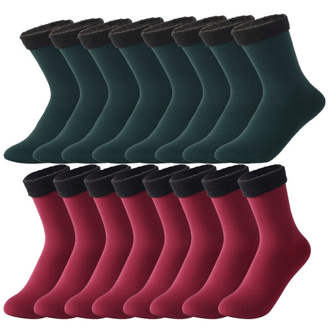 CozyFit - Damen-Winter-Samt-Socken