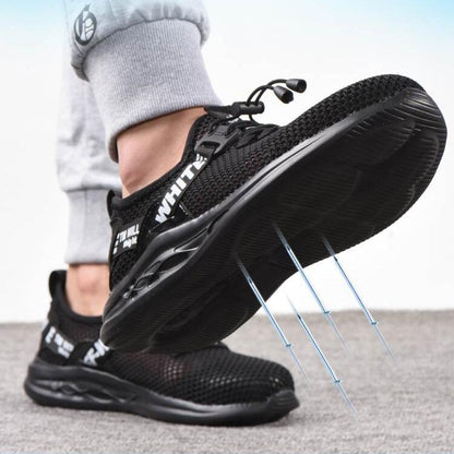 FansGemacht Herren Ultra Stahl kappe Arbeit Stiefel Sicherheit Schuhe