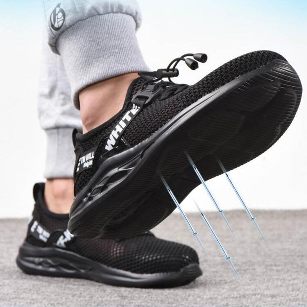 FansGemacht Herren Ultra Stahl kappe Arbeit Stiefel Sicherheit Schuhe