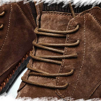 FansGemacht Männer Schnee Stiefel Winter Plüsch Warme Männer Motorrad Stiefel Lace-Up Non-slip