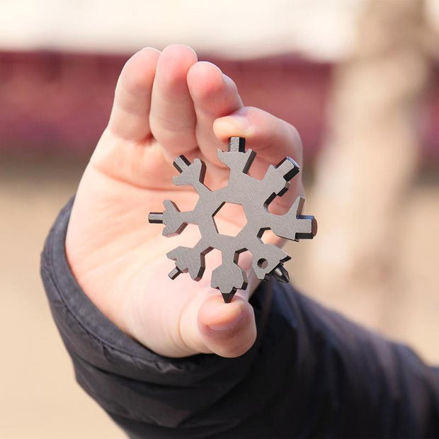 FansgemachtEdelstahl Schneeflocke 18 in 1 Multifunktionswerkzeug