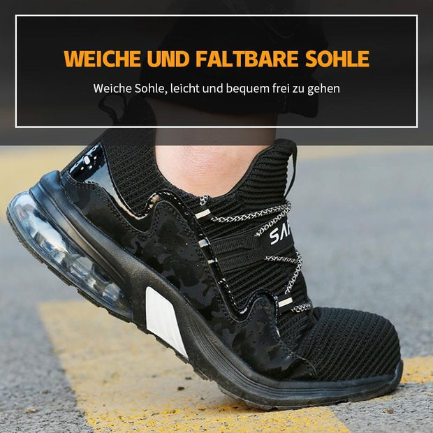 Fansgemacht Ultraleichte, atmungsaktive, Anti-Smash- und Anti-Pannen-Schutzschuhe