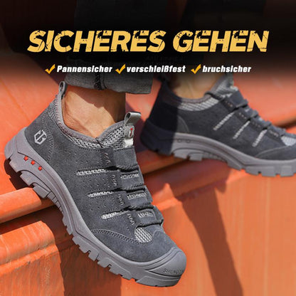 Fansgemacht Herren Anti-Smashing Anti-Piercing Big Toe Cap Sicherheitsschuhe Freizeitschutzschuhe