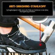Fansgemacht Ultraleichte, atmungsaktive, Anti-Smash- und Anti-Pannen-Schutzschuhe