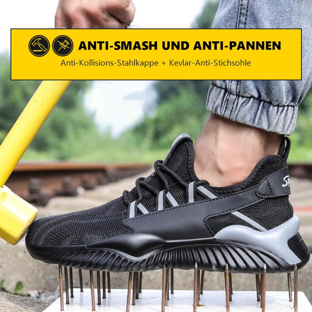 FansGemacht Rutschhemmende, rutschfeste, verschleißfeste, leichte Arbeitsschuhe