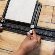 Fansgemacht Faltregel zur Messung mehrerer Winkel Aluminiumlegierung