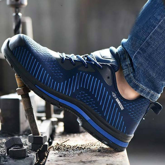 Leichte Sicherheits Schuhe Für Männer Stahl Kappe Kugelsichere Zwischensohle Anti-punktion Wandern Turnschuhe Industrielle Sicherheit Arbeit Schuhe