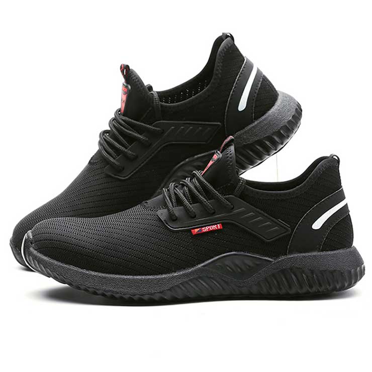 Men steel toe mesh safety shoes anti-smashing anti-piercing