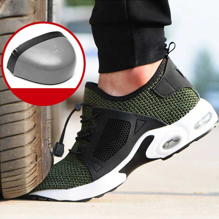 Atmungs Arbeit Arbeit Schuhe Stahl Kappe Kappe Auswirkungen-beständig Industrielle Sicherheit Schuhe