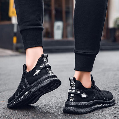 FansGemacht Große Sneaker aus fliegendem Strick