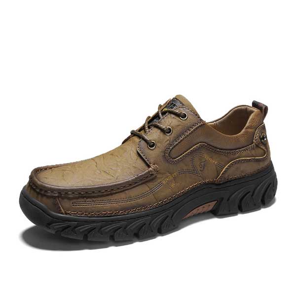 Neue Herren Freizeitschuhe wasserdicht rutschfest Wanderschuhe Lederschuhe
