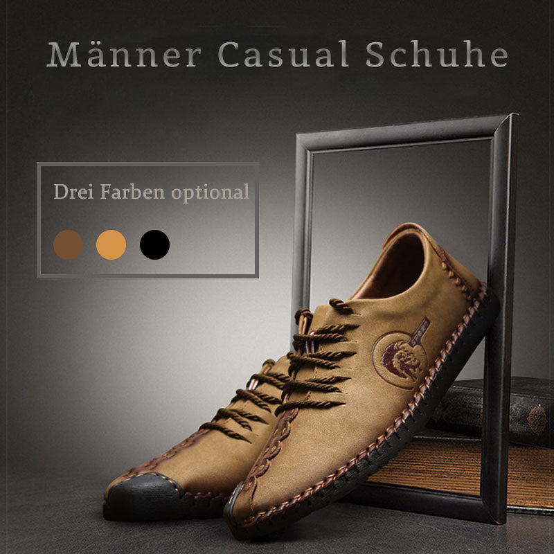 FansGemacht sommer Leder Casual Schuhe Männer Handgemachte Vintage Schuhe