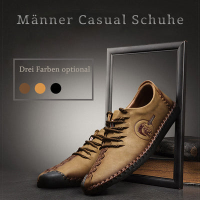 FansGemacht sommer Leder Casual Schuhe Männer Handgemachte Vintage Schuhe