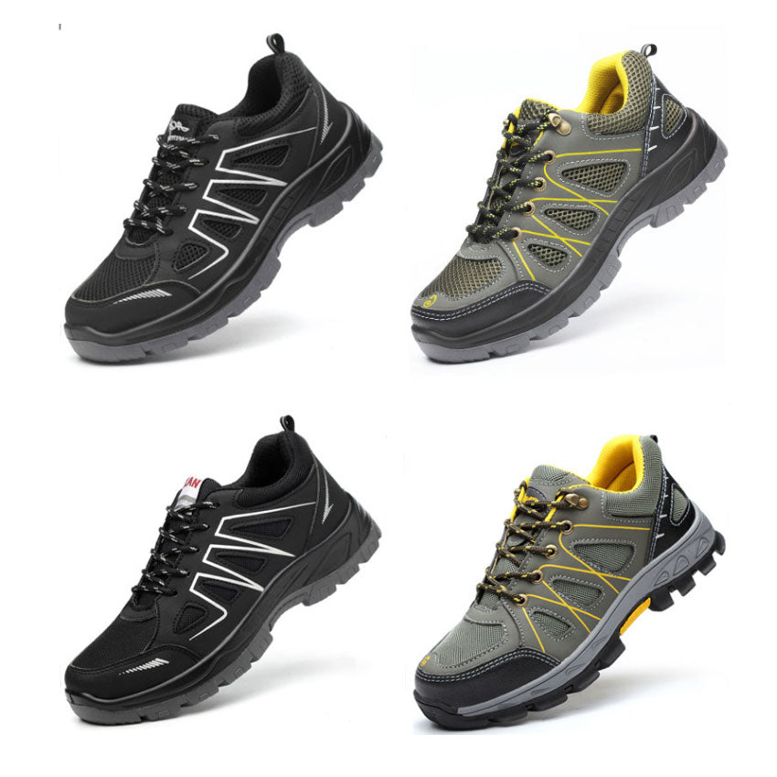 Männer Stahl Kappe Outdoor Arbeits Schuhe Casual Schutz Schuhe