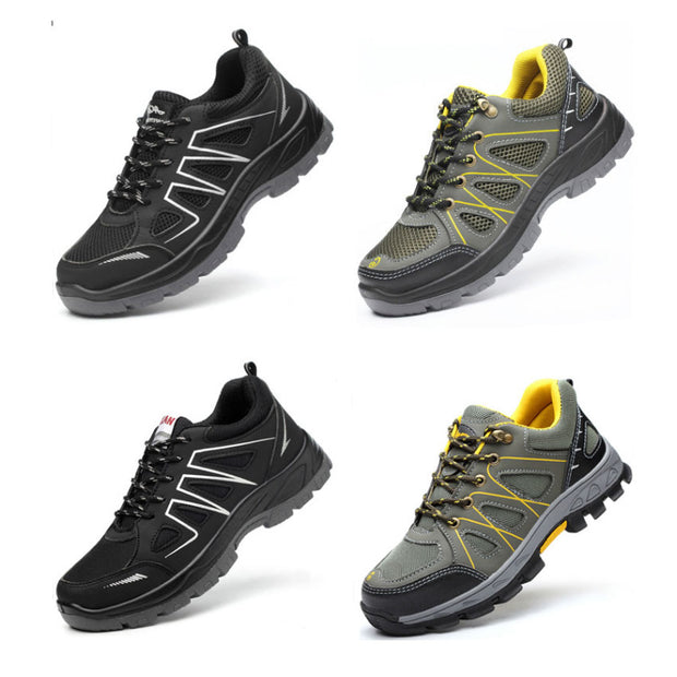 Männer Stahl Kappe Outdoor Arbeits Schuhe Casual Schutz Schuhe