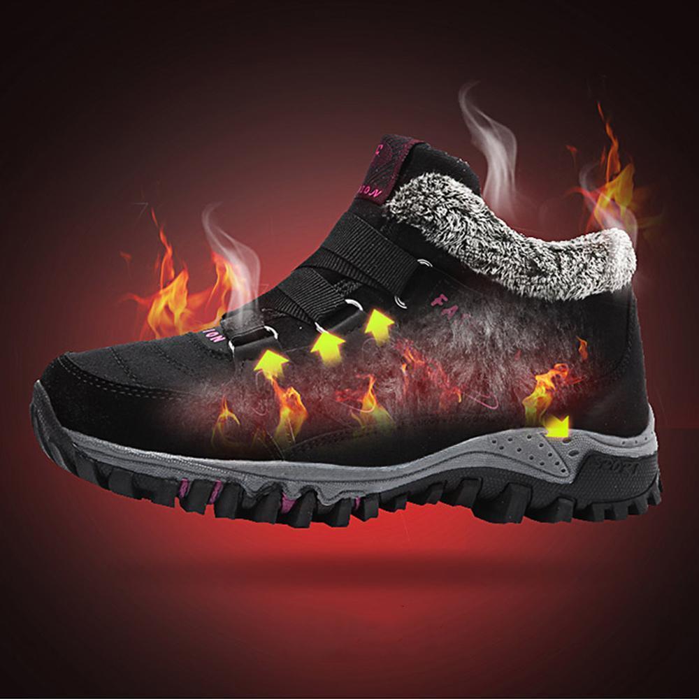Fansgemacht Liebespaar warme Pelzfutter Schneeschuhe