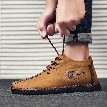 FansGemacht Männer Winter Stiefeletten Anti-Rutsch Leichte  Booties